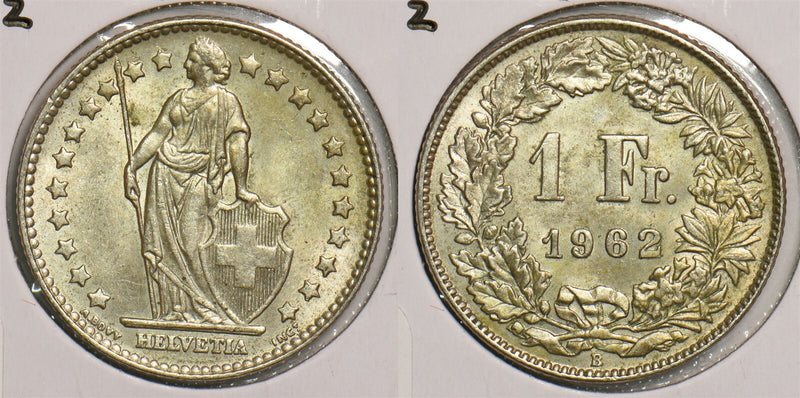 Switzerland 1962 Franc P190160 combine shipping0